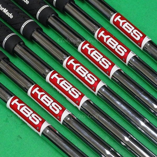 KBS Tour Lite .355 Regular Flex Pulled Steel Iron Shafts SET OF 7