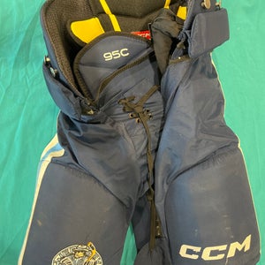 Blue Senior Small CCM Tacks 95C Hockey Pants Pro Stock (Used)