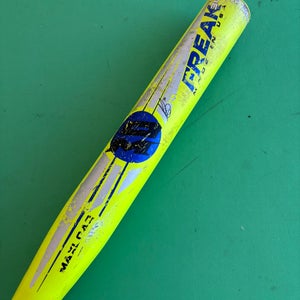 Yellow 2017 Miken Freak 30 Highlighter Bat Composite 26 oz 34" (Used)