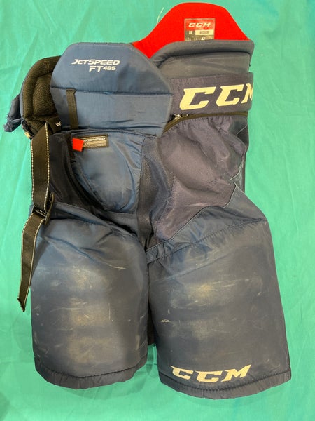 Blue Senior Medium CCM JetSpeed FT485 Hockey Pants (Used)
