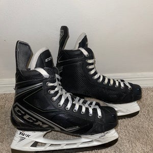 CCM RibCor Pro Stock Skates – Size 9.5 (280mm) – TUUK + Step Blacksteel – Tyler Motte