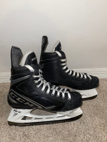 CCM RibCor Pro Stock Skates – Size 9.5 (280mm) – TUUK + Step Blacksteel – Tyler Motte