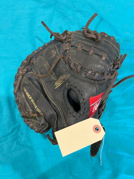 Black Rawlings Highlight Series RH Catcher's Baseball Glove 31.5" (Used)