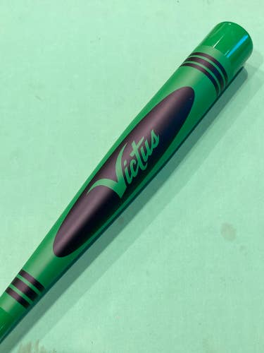 MINT CONDITION BBCOR Certified 2025 Victus Vibe Crayon 'Green Light' Bat 33" (-3)
