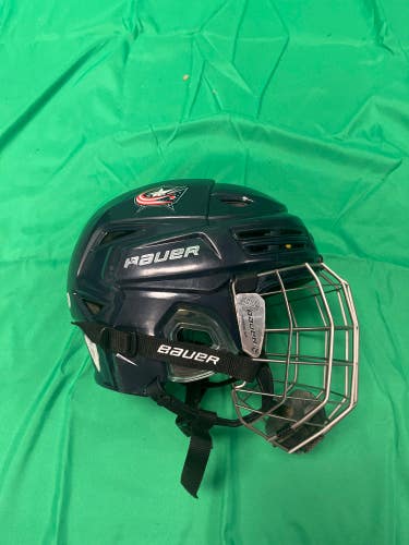 Blue Medium Bauer Re-Akt 200 Helmet (Used)