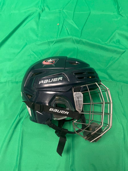 Blue Medium Bauer Re-Akt 200 Helmet (Used)