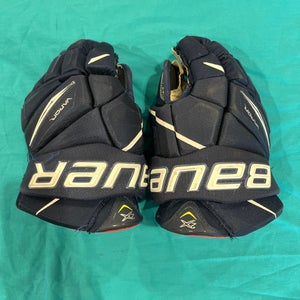 Blue Senior Bauer Vapor 2X Gloves 13" (Used)