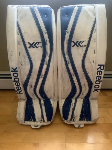 32+1 Reebok XLT28 Goalie Leg Pads  (Used)