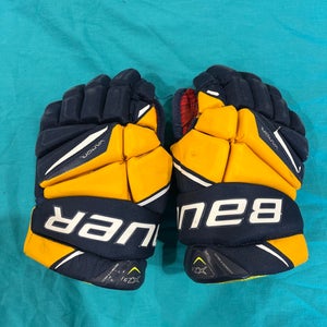 Blue Junior Bauer Vapor X2.9 Gloves 12" (Used)