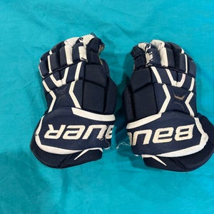 Blue Junior Bauer Supreme 170 Gloves 12" (Used)