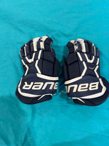 Blue Junior Bauer Supreme 170 Gloves 12" (Used)