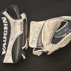Vaughn T5500 & B6000 Hockey Goalie Gloves Set T 5500 B 6000