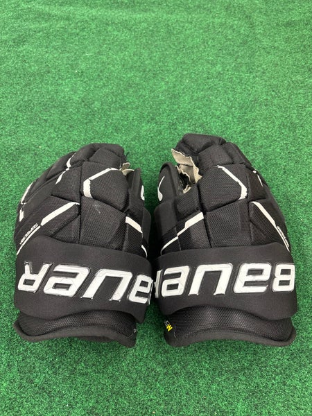 Black Senior Bauer Supreme M5 Pro Gloves 14" (Used)