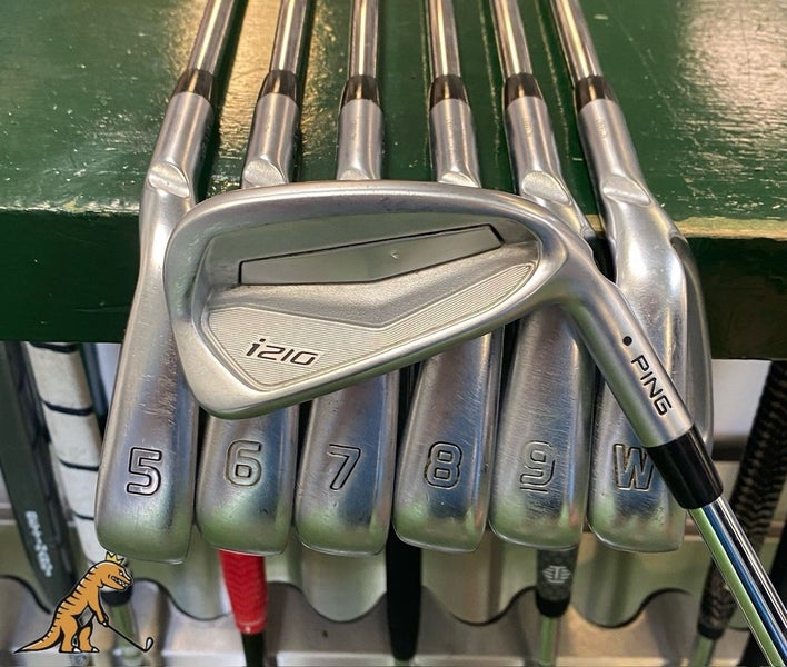 Used Ping i210 Black Dot Iron Set 4-PW AWT 2.0 Steel Stiff Flex
