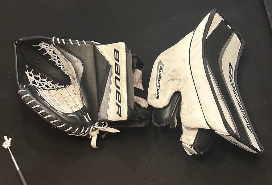 Bauer Reactor R7000 Pro Hockey Goalie Gloves Set FULL RIGHT