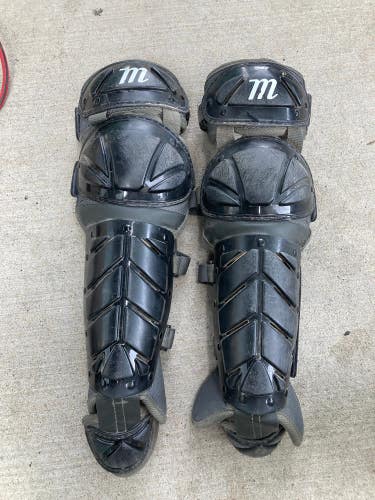 Black Youth Marucci Catcher's Leg Guard (Used)