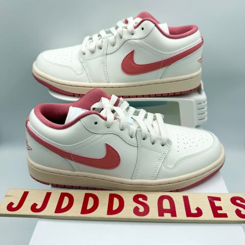 Nike Air Jordan 1 Low Shoes White Pink Salt Guava Ice DC0774-109 Women’s Sz 8.5  New