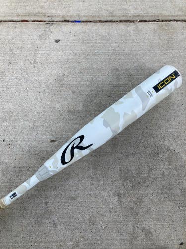 2025 Rawlings Icon Composite Bat USSSA Certified (-8) Composite 23 oz 31" (Used)