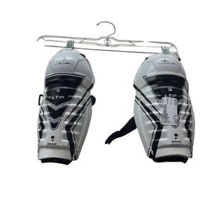 Used CCM LTP Junior Shin Guards White 8" 11479-S000400449