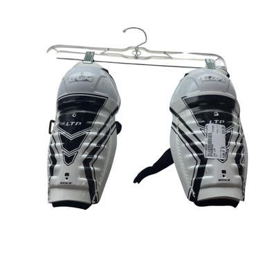 Used CCM LTP Junior Shin Guards White 8" 11479-S000400449