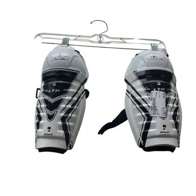 Used CCM LTP Junior Shin Guards White 8" 11479-S000400449