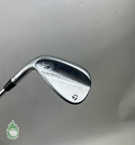 LH Tour Issue TaylorMade Milled Grind 3 SB Wedge 50*-09 S400 Stiff Steel Golf