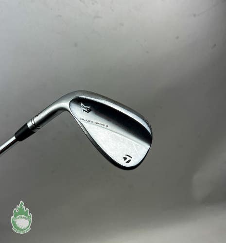 LH Tour Issue TaylorMade Milled Grind 3 SB Wedge 54*-11 S400 Stiff Steel Golf