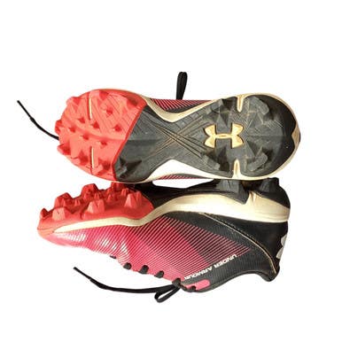 Used Under Armour AUTHENTIC BB/SB Cleats Pink Junior 01 11479-S000400397