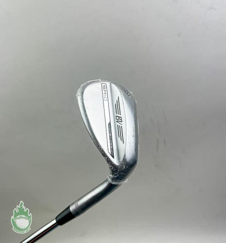 RH Titleist Vokey SM10 Chrome T Grind Wedge 58*-04 Wedge Flex Steel Golf Club