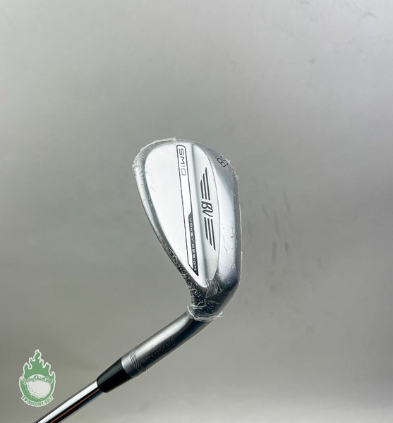RH Titleist Vokey SM10 Chrome T Grind Wedge 58*-04 Wedge Flex Steel Golf Club