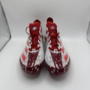Size 14 Mens Adidas adizero Electric Red White Football Cleats IE4415