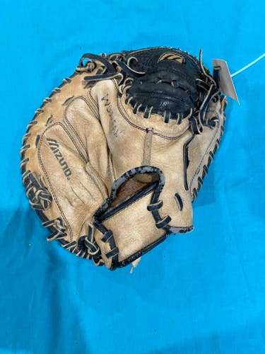 Brown Mizuno Power Close RH Catcher's Baseball Glove 31.5" (Used)