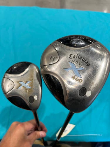 Women's Callaway X460 Driver and 7 Wood Right Handed Ladies Flex 11 Loft (Used)