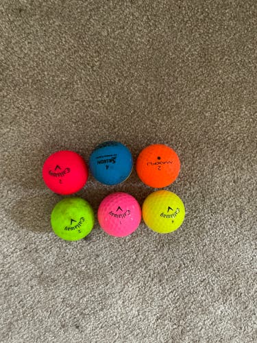 6 Balls Colored