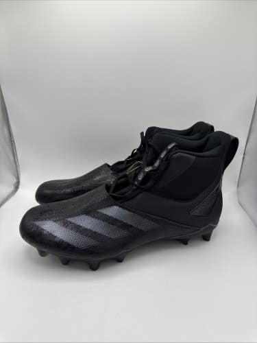 Adidas Adizero Chaos Linemen Mens Football Cleats Shoe Black Size 11.5 NWOB