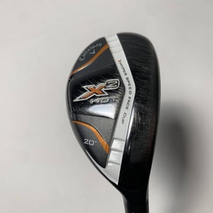 Callaway X2 Hot Pro 3 Hybrid 20* Aldila Tour ATX 3.3 75g Stiff Graphite Mens RH