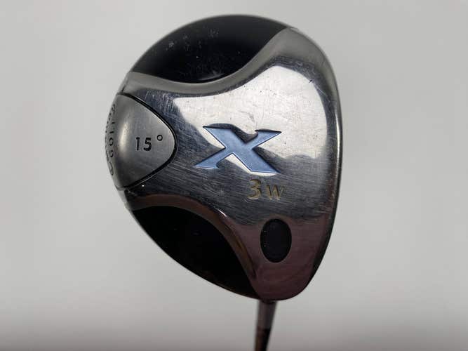 Callaway X 3 Fairway Wood 15* Fujikura Gems UltraLight 55g Ladies RH