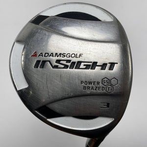 Adams Insight BUL 3 Fairway Wood 15* Aldila Speedline Stiff Graphite Mens RH