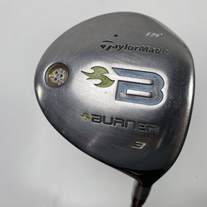 TaylorMade Burner 2008 3 Fairway Wood 15* REAX 49g Ladies Graphite Womens RH