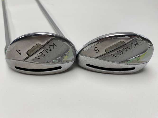 TaylorMade Kalea Ladies 4 & 5 Hybrid Set 22* 25* Kalea 45g Ladies RH Undersize