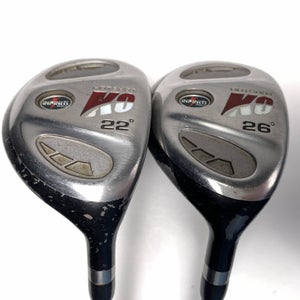 Infiniti Golf Hot Shot KO 4 & 5 Hybrid Set 22* 26* UST Mamiya MP5 Ladies RH