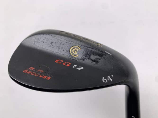 Cleveland CG12 Black Pearl Wedge 64* True Temper DG S300 105 Stiff Steel Mens RH