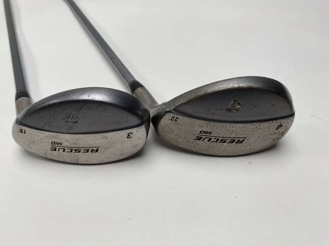 TaylorMade Rescue Mid 4 & 5 Hybrid Set 22* 25* 50g Ladies Graphite Womens RH