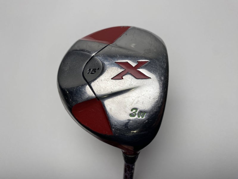 Callaway X 3 Fairway Wood 15* Fujikura Fit On X Ladies RH Undersize Grip