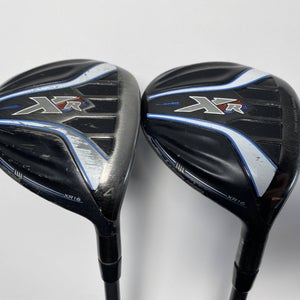 Callaway XR 16 4 & 7 Fairway Wood Set 17* 21* Bassara e52x5ct 52g Ladies RH
