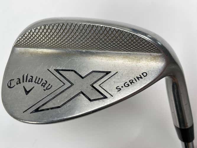 Callaway X Forged Chrome Wedge 56* 10 Bounce S-Grind Wedge Steel Mens RH