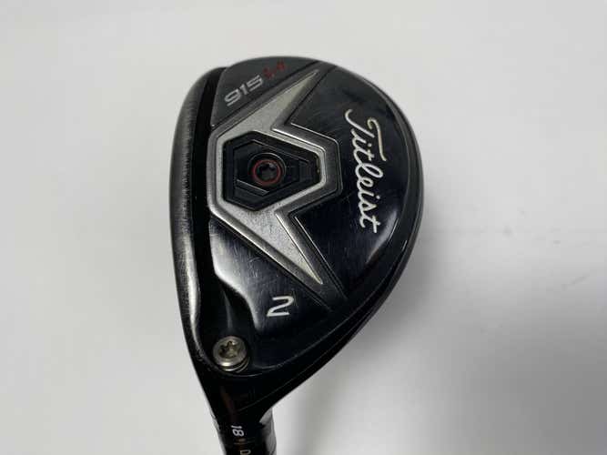 Titleist 915 H 2 Hybrid 18* Diamana Blue S+70 HY 70g Stiff Graphite Mens LH