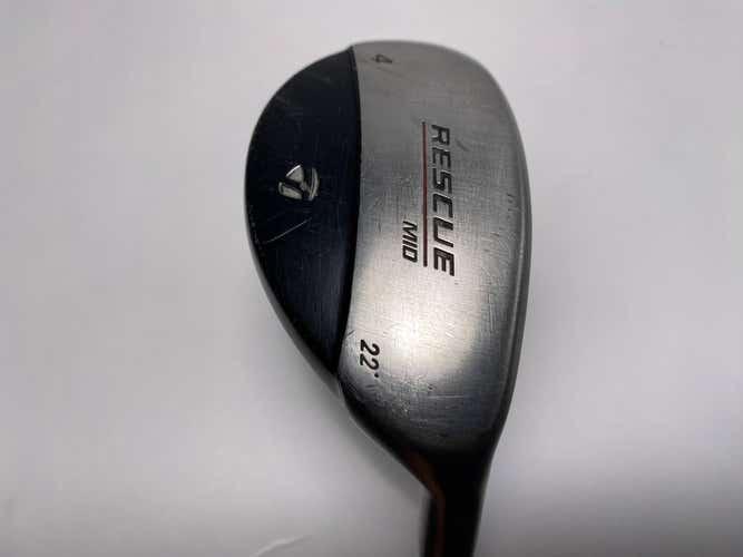 TaylorMade Rescue Mid 4 Hybrid 22* 65g Regular Graphite Mens RH