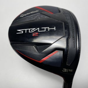 TaylorMade Stealth 2 3 Fairway Wood 15* Fujikura Ventus Red TR 5R Regular RH