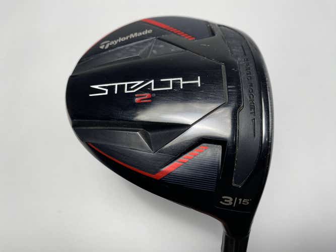 TaylorMade Stealth 2 3 Fairway Wood 15* Fujikura Ventus Red TR 5R Regular RH